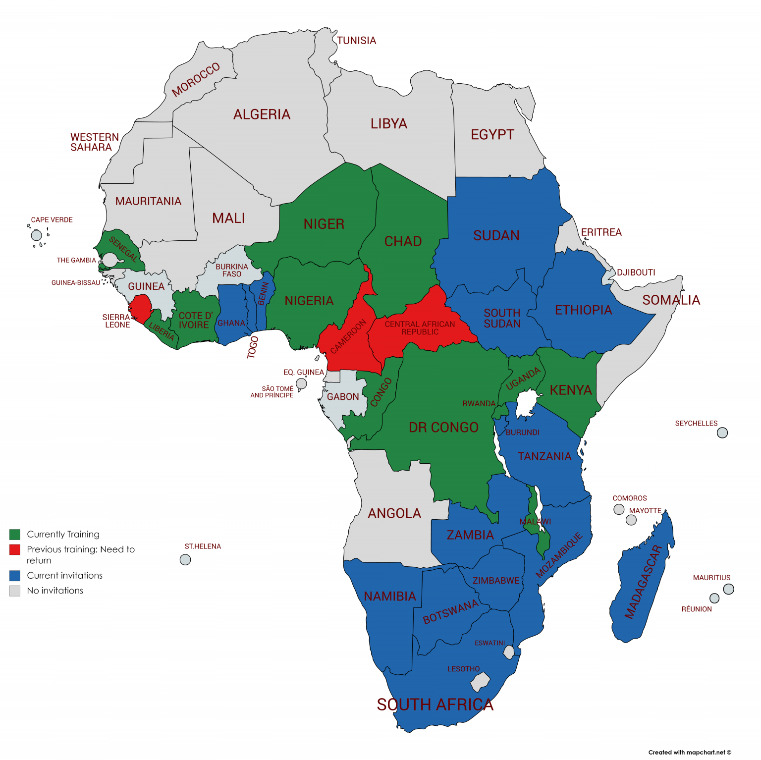 Мавритания список государств и зависимых территорий африки. Africa map. карта африки. african countries map. страны африки 2025.